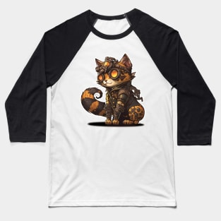 Ragdoll Cat Steampunk Baseball T-Shirt